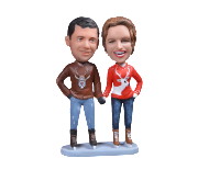 Фигурка по фото | Подарок парам «На коньках» - фото 1