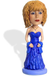 Статуэтка по фото | Подарок дорогой женщине «В вечернем платье» - фото 1