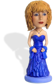 Статуэтка по фото | Подарок дорогой женщине «В вечернем платье» - фото 1