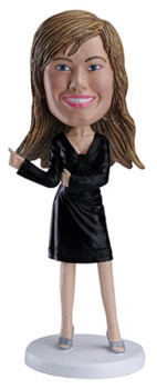 Статуэтка по фото | Подарок подруге «В черном платье» - фото 1