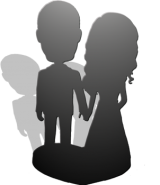 Статуэтка эксклюзивный подарок по фото — 2 человека - фото 1