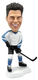 Статуэтка по фото | Подарок хоккеисту и хоккейному фанату «Бравый хоккеист» - фото 1