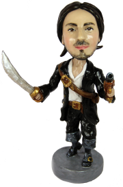 Сувенир подарок дорогому по фото | Пират - фото 1