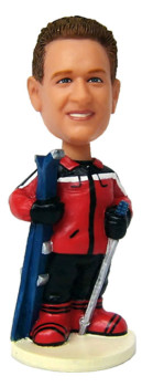 Кукла-шарж по фото | Подарок лыжнику «Лыжи — это моё всё» - фото 1