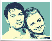 Поп арт портрет по фотографии 60×80 см - фото 1