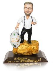 Подарок генеральному «Золотой директор» 35 см| Подарок по фото - фото 1