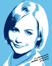 Поп-арт на холсте 30х40 см - фото 1