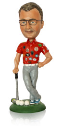 Фигурка по фото | Подарок любителю гольфа «Король 18-ой лунки» - фото 1