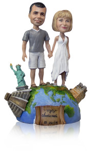 Подарок для путешественников по фото «Весь мир у наших ног» 35 см - фото 1