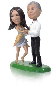 Кукла-шарж по фото | Подарок танцорам «Страстное танго» - фото 1