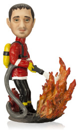 Заказать подарок пожарному по фото  «Горящее сердце» - фото 1